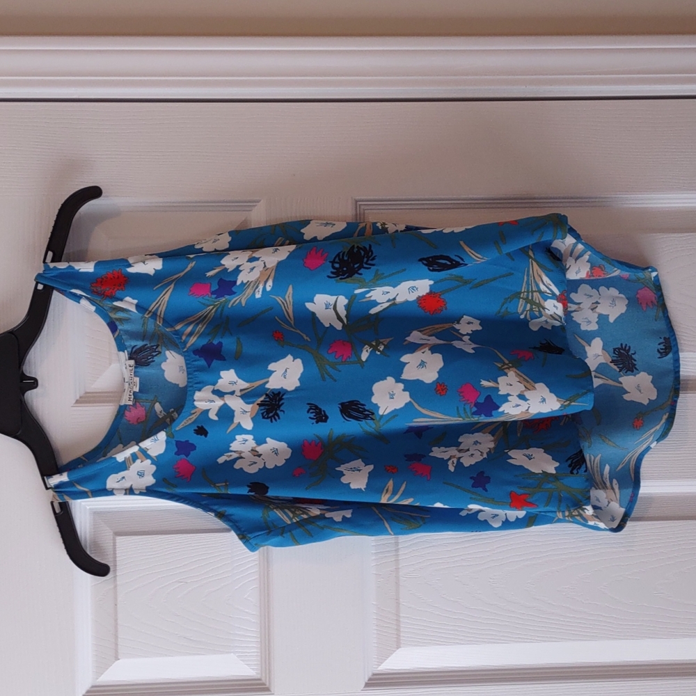 J. Crew Mercantile Floral Sleeveless Blouse